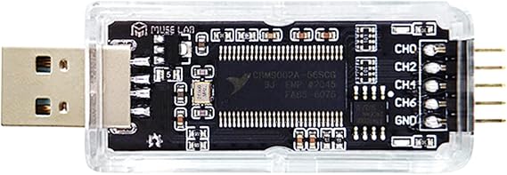 nanoDLA Logic Analyzer ARM FPGA Debugging Tool Protocol Analysis 24MHz Sampling Rate 8 Channels Open Source Sigrok PulseView (NanoDLA USB Cable)