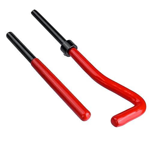 Miniatura 3 de Yakamoz Kit de reparación de roscas M8 métricas M8 x 1.25 inserciones de bobina helicoidal reparación de rosca pelada roscas dañadas roscas roscas