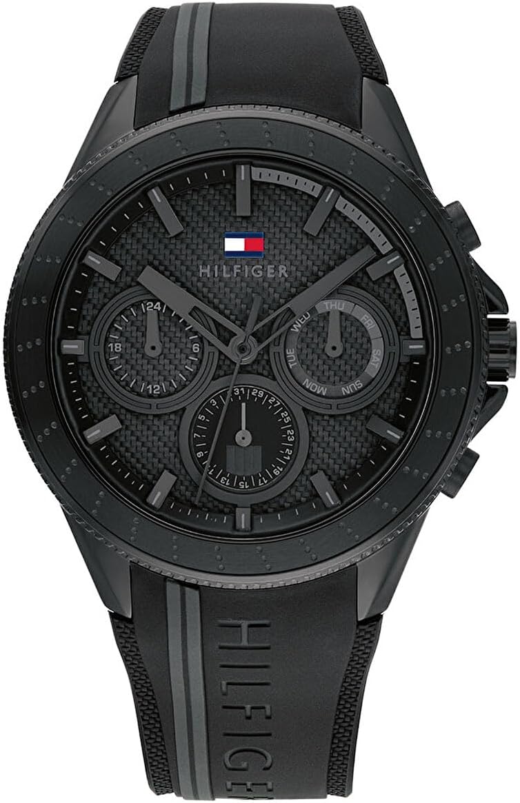 Tommy Hilfiger Multi Dial Quartz Watch for Men with White Silicone Strap - 1791861