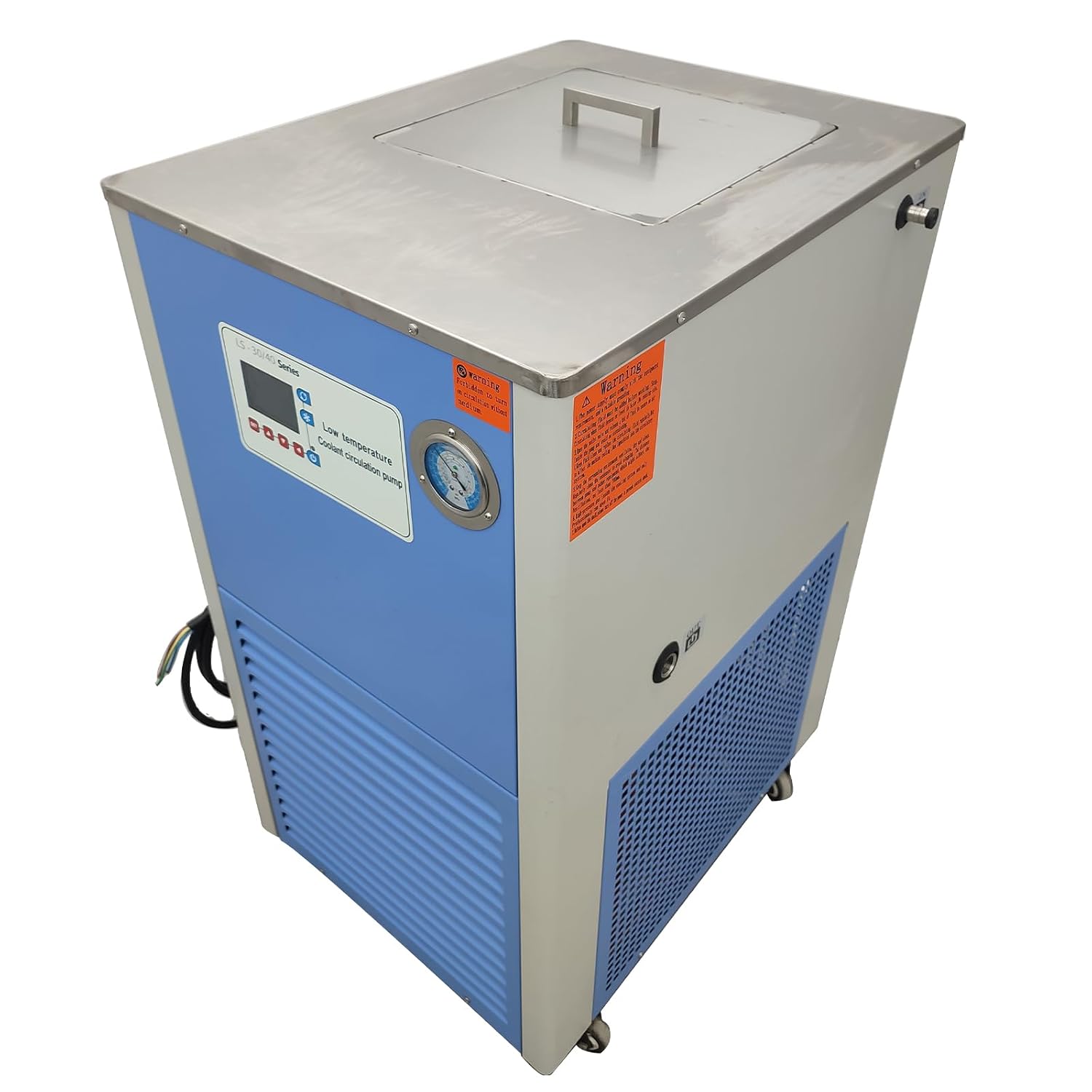 220V 30L Low-Temperature Lab Cooling Chiller Coolant Circulation Pump -40°C Circulator Cryogenic Refrigerator for Glass Reactor Rotovap CoolinPharmaceutical Scientific Applications