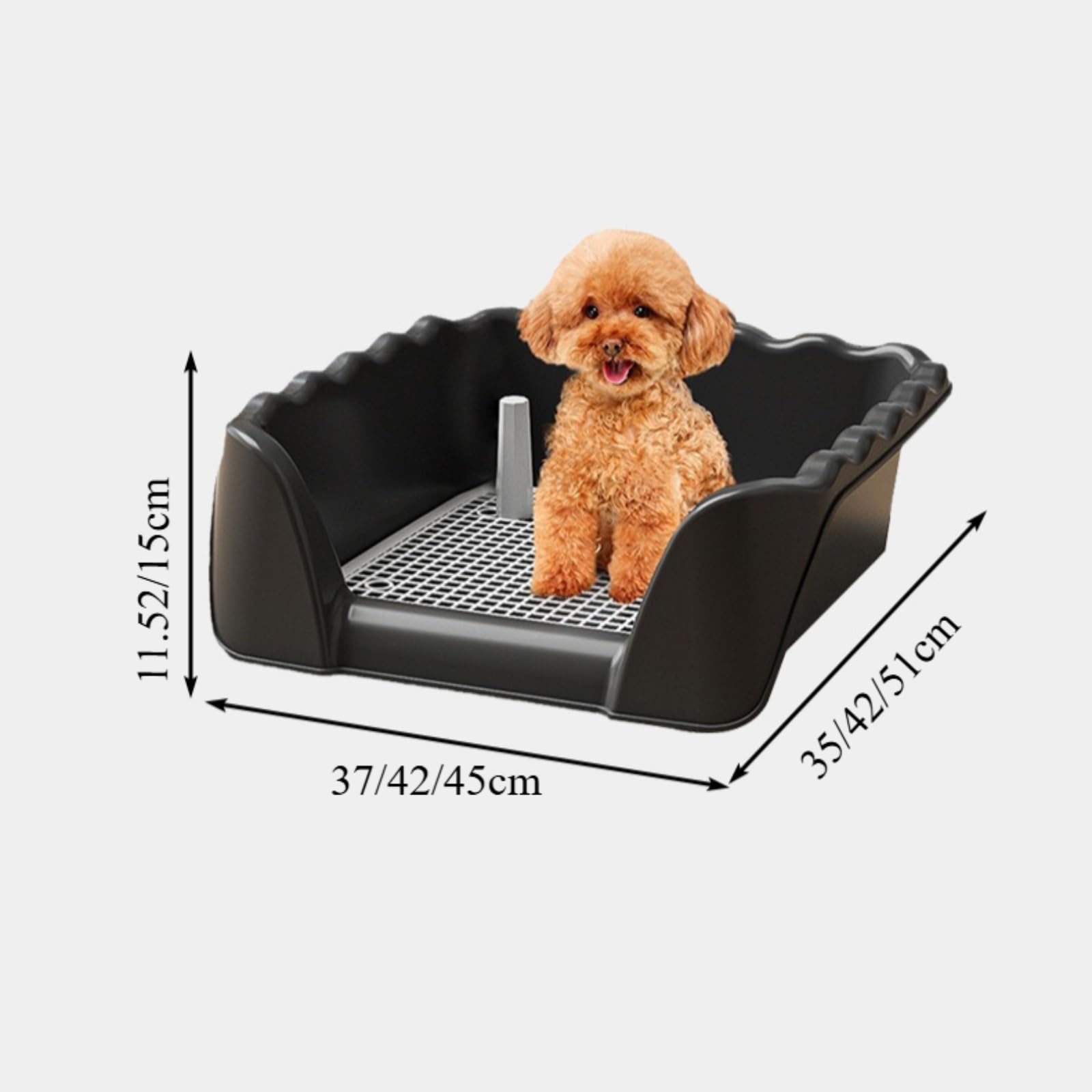 Amazon | 洗えて便利な特大サイズ 犬用トイレ 囲いつき 飛散防止 簡単