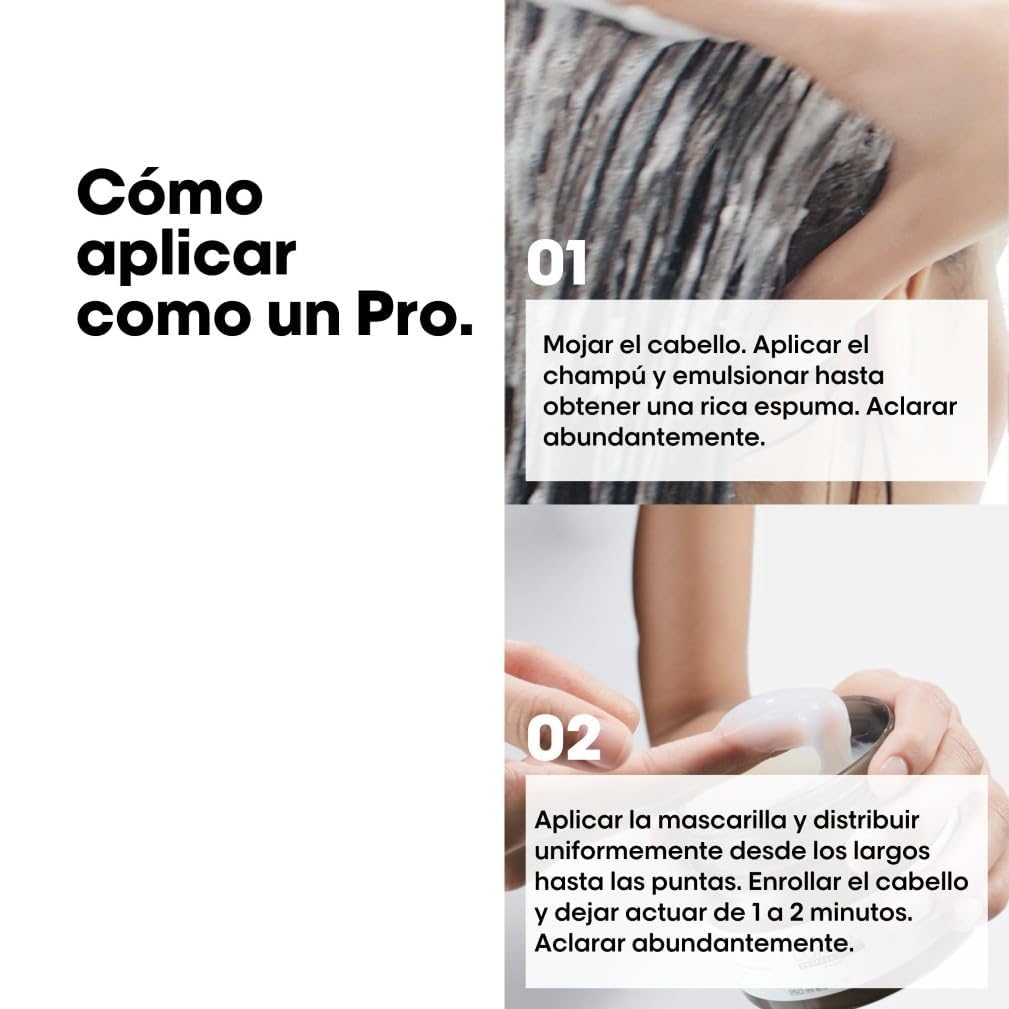 L'Oréal Professionnel Rutina repara daños y fortalece el cabello a nivel molecular, Para todo tipo de pelo dañado y seco, SERIE EXPERT