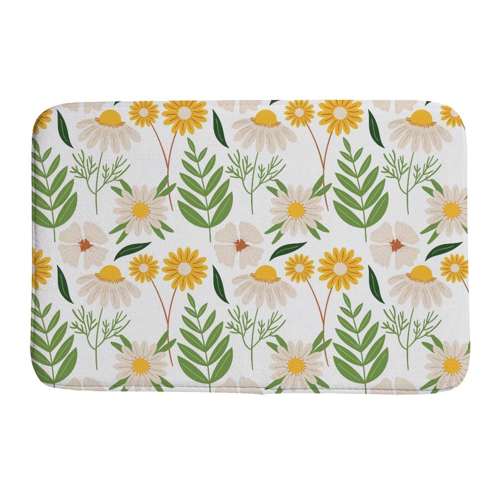 Tapis de bain lavable en machine à mémoire de forme moelleux et absorbant