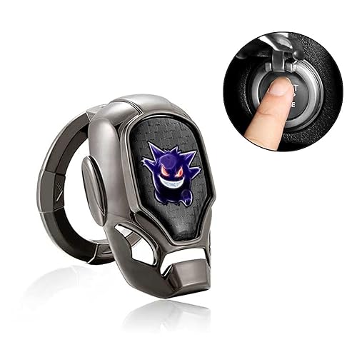 Funda para botón de arranque de automóvil Gengar cubierta de botón de arranque antiarañazos para decoración de motor de automóvil Gengar accesorios
