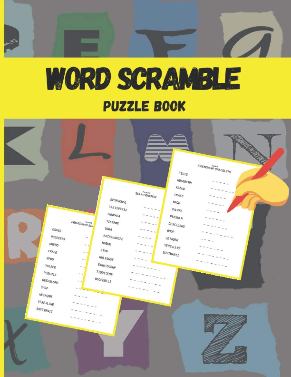 Word Scramble Puzzle Books: Scramble Word Puzzles for Adults and Kids: A Jumble Of Fun For All Levels: Word Scramble Puzzle Books for Adults