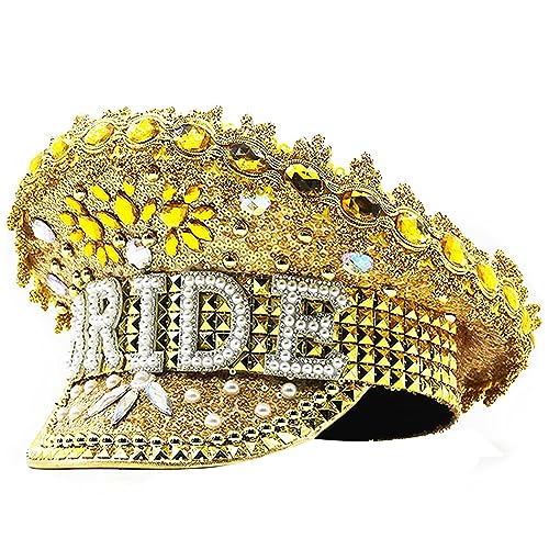 Chapeau de mariée contre les tenues d'EVJF banales, style coloré garanti