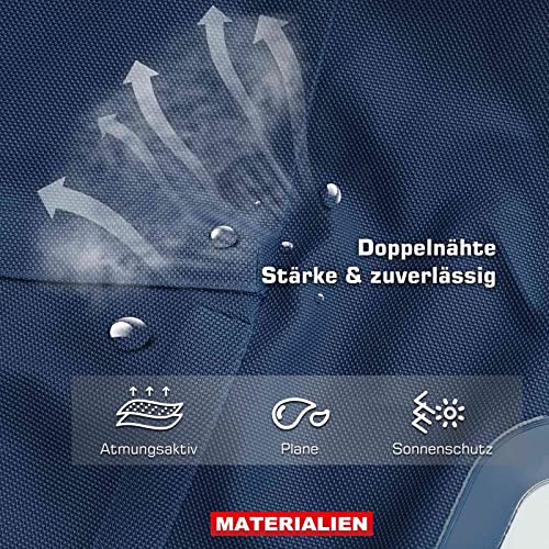 Frankberg Cabrioverdeck Softtop Verdeckbezug Blau Kompatibel mit SL R107 380 SL 450 SL 560 SL 1972-1989 Replace# MBZ1074651-651