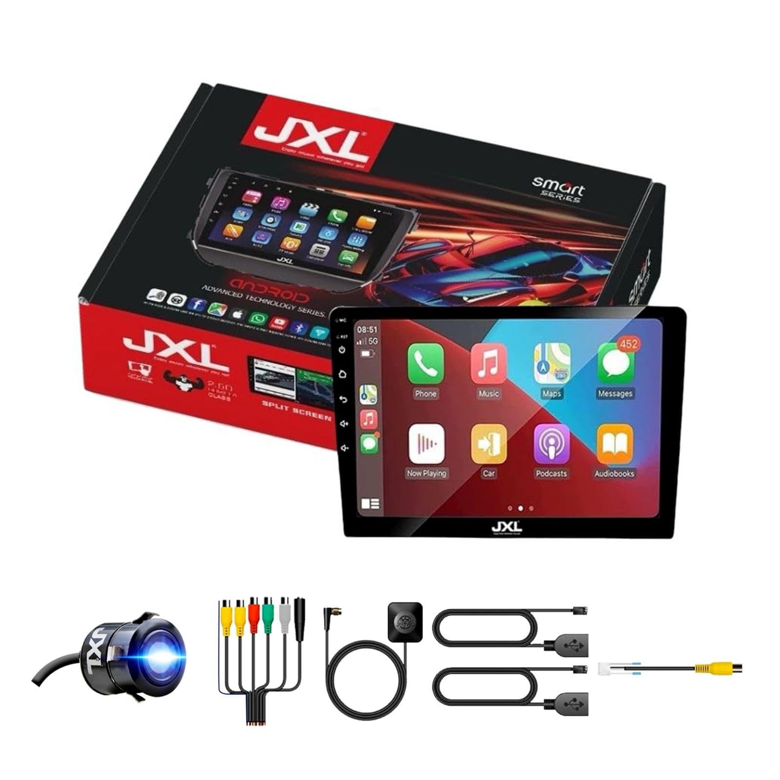JXL 9 Inch HD 1280P Car Android Stereo 4GB RAM/64GB ROM with MTK