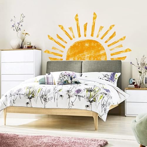 Miniatura 5 de DEKOSH Decoración de pared Sunshine para dormitorio, calcomanías de pared grandes para guardería