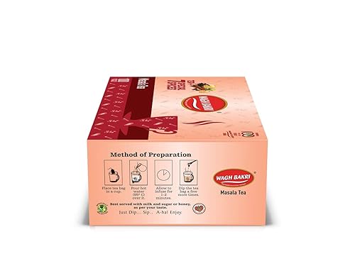 Miniatura 6 de Wagh Bakri Masala Chai 100 paquete de 3