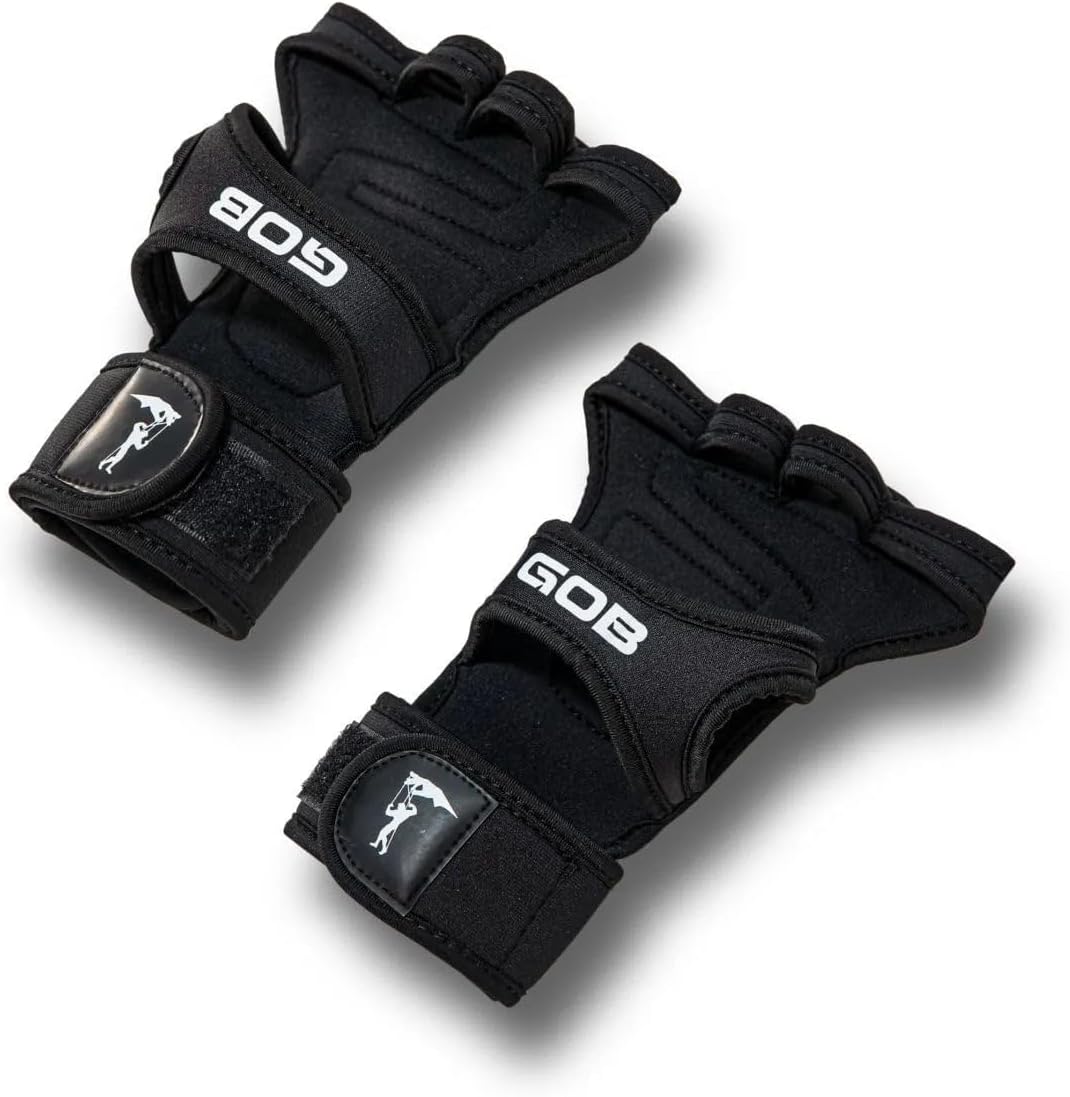 GODFATHER OF BODYBUILDING V-Lifting Gloves by Charles Glass – Premium Workout Gloves with Wrist Support for Men