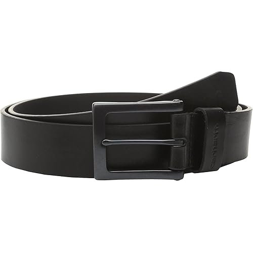 Carhartt Men's Burnished Leather Box Buckle Belt