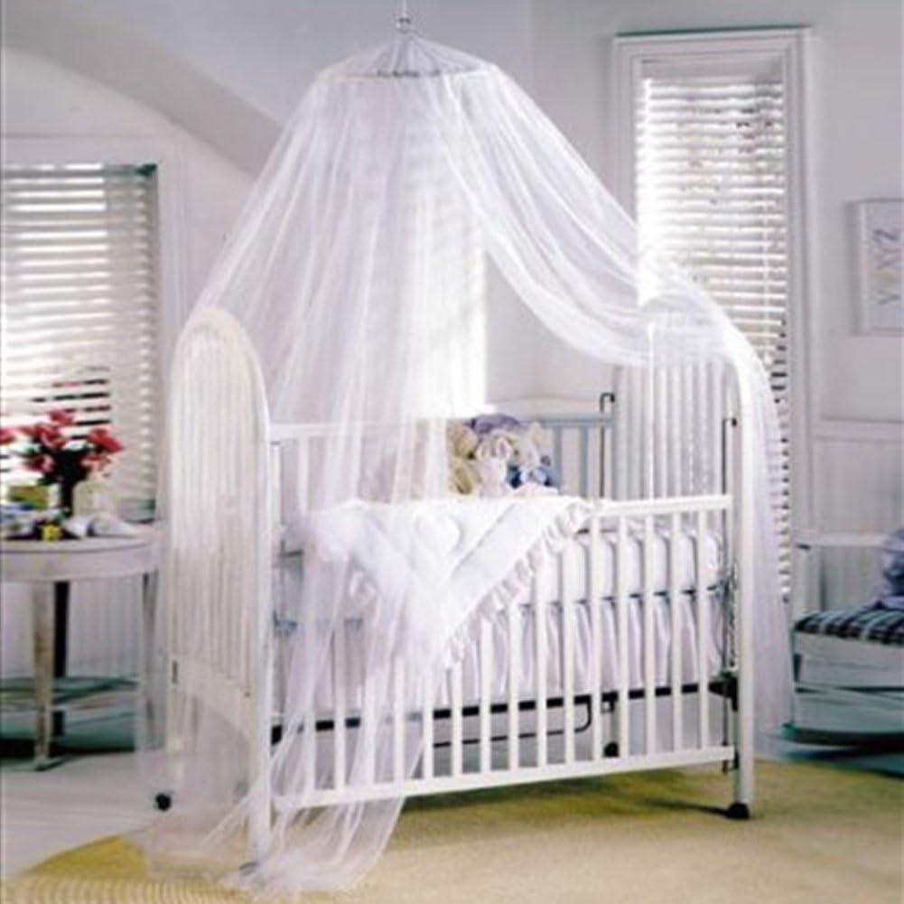 Queenfashion Baby Products Baby Beds Canopy Mosquito Net Crib Netting (White)