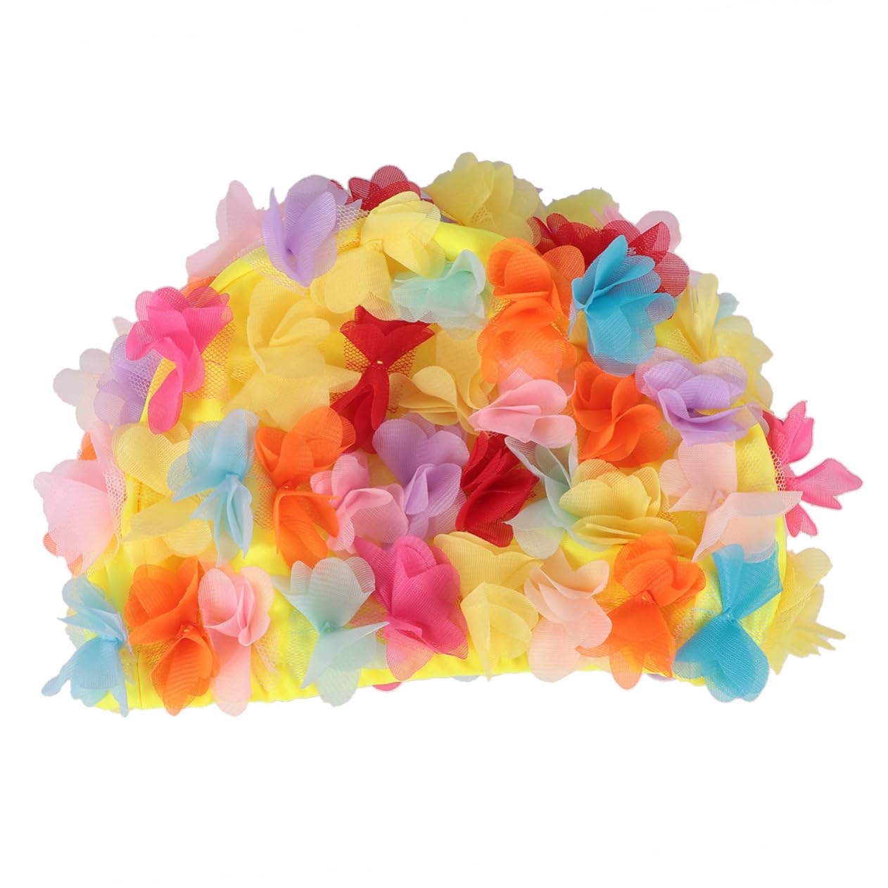 Toddmomy 3piezas Gorro De Natación Femenino Diseño De Flores Cómodo y Transpirable para Natación Piscina o Playa
