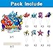25Pcs Finding Nemo Cake Decorations with 24pcs Cupcake Toppers, 1pcs Cake Topper for Kids Birthday Party Supplies