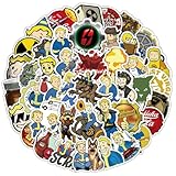 53pcs Game Stickers Pack – Vintage Vinyl Decals for Laptop, Water Bottle, Scrapbook & Gaming Decor‌