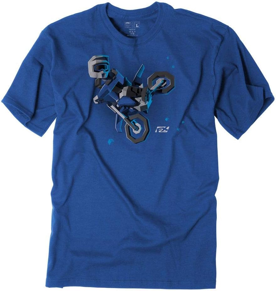 Factory Effex FX Moto Kids Blue Youth T-Shirt (Blue - M)
