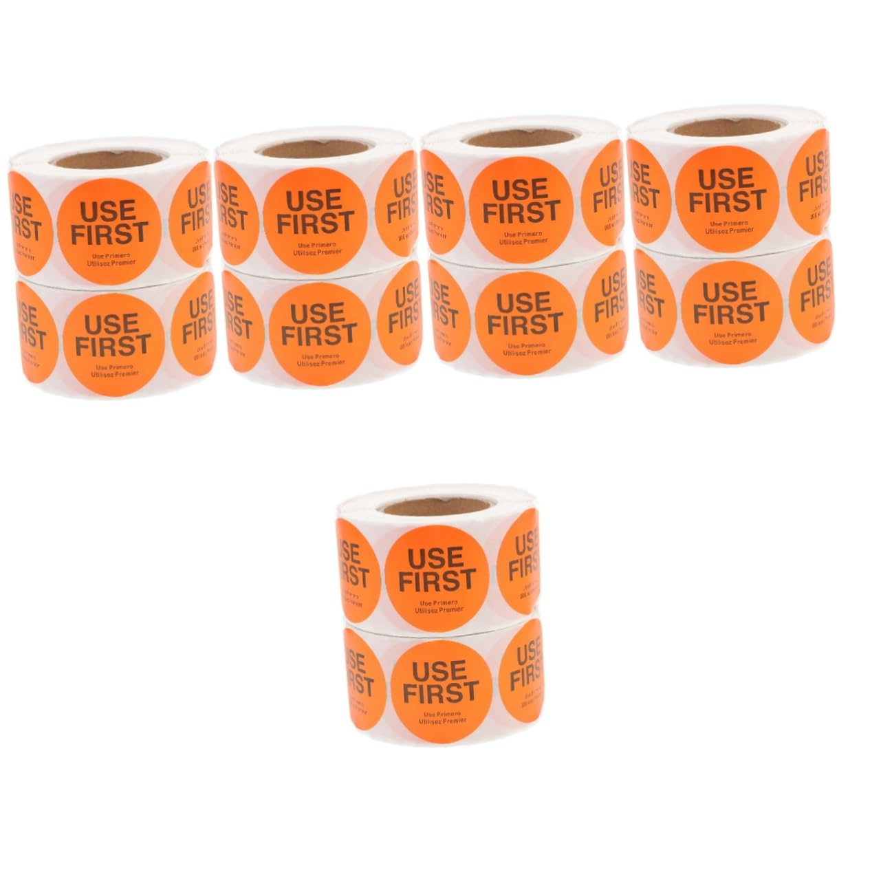 EXCEART Lot De 5 Étiquettes Autocollantes Réutilisables Pour Restaurant Service Alimentaire Pour Le Stockage Des Aliments 2 Rouleaux X 5