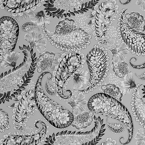 Papel de vinilo floral para transformar las paredes de su sala de estar 2