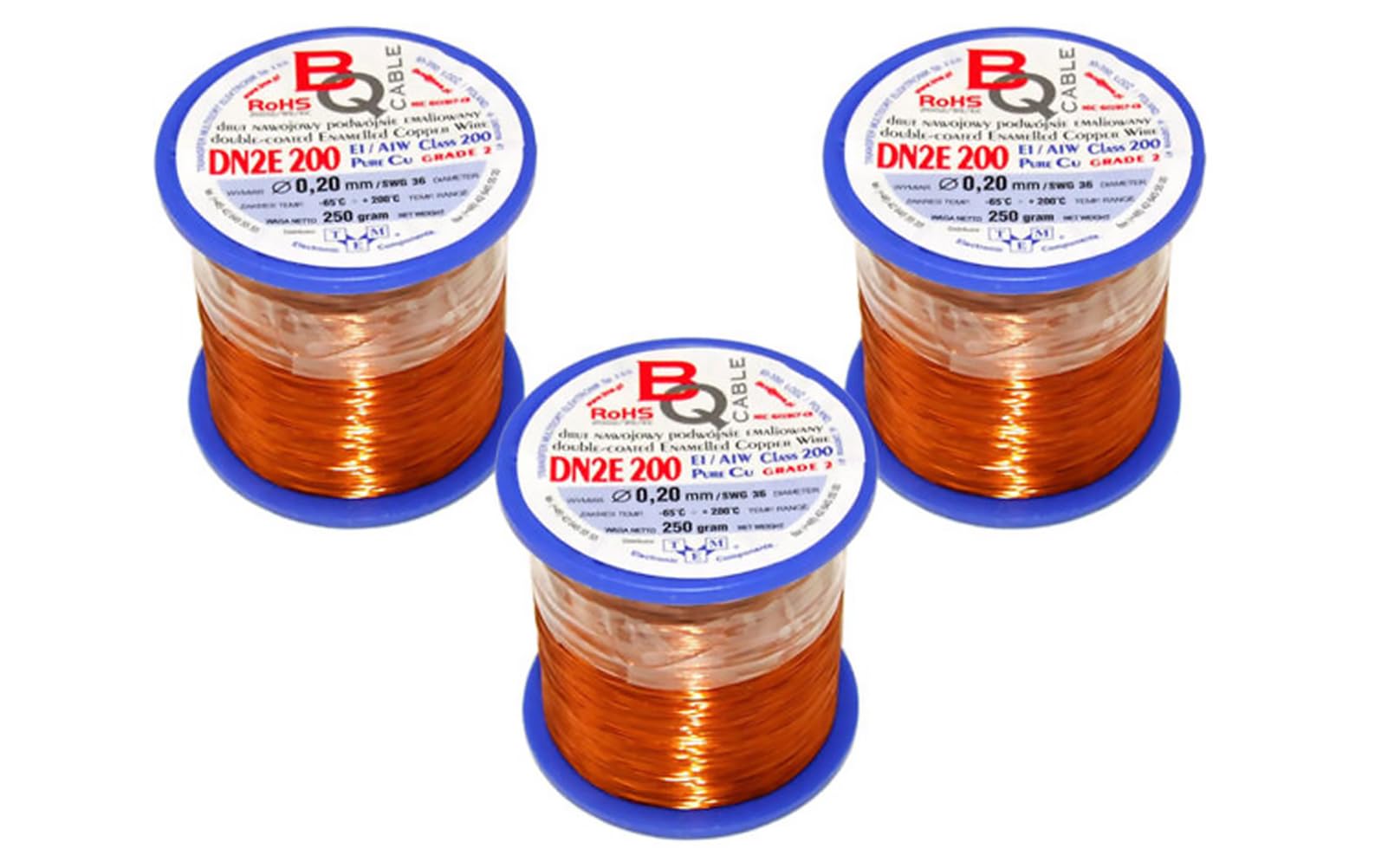 Winding Wire DN2E 200 0,20 mm 250 g