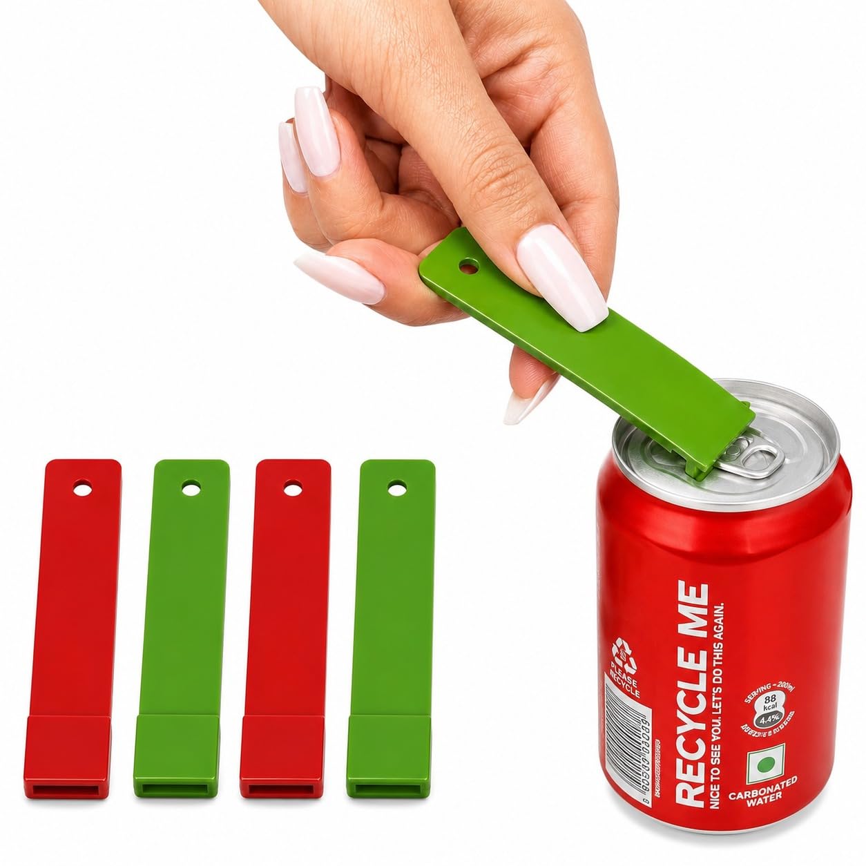 Juego de 4 abrelatas de cerveza para bebidas y bebidas
