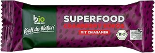biozentrale Riegel Superfood Cranberry Kokos, 12 Stück 480 g, palmölfrei & ohne künstliche Aromen, mit Cashewkernen, Cranberries & Kokosraspeln, hoher Ballaststoffgehalt, Snack für unterwegs