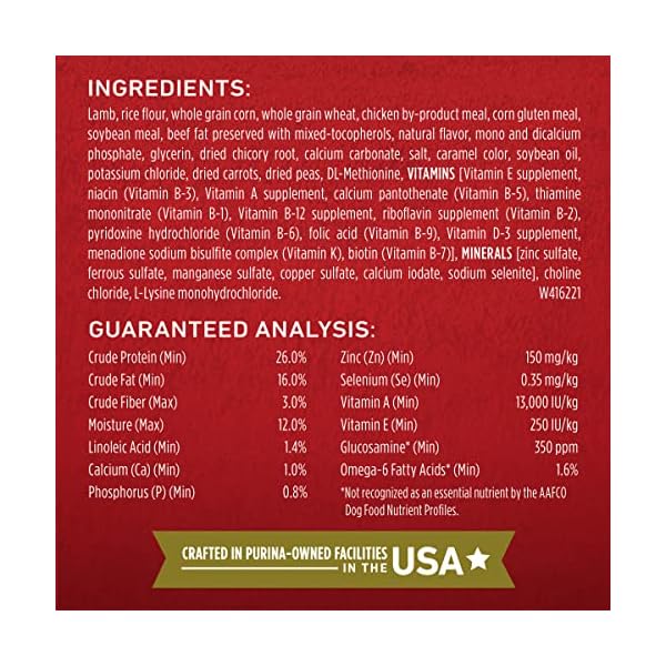Purina ONE SmartBlend Dry Dog Food, Lamb & Rice Formula, 8-Pound Bag, Pack of 1 Purina ONE SmartBlend Dry Dog Food, Lamb & Rice Formula, 8-Pound Bag, Pack of 1