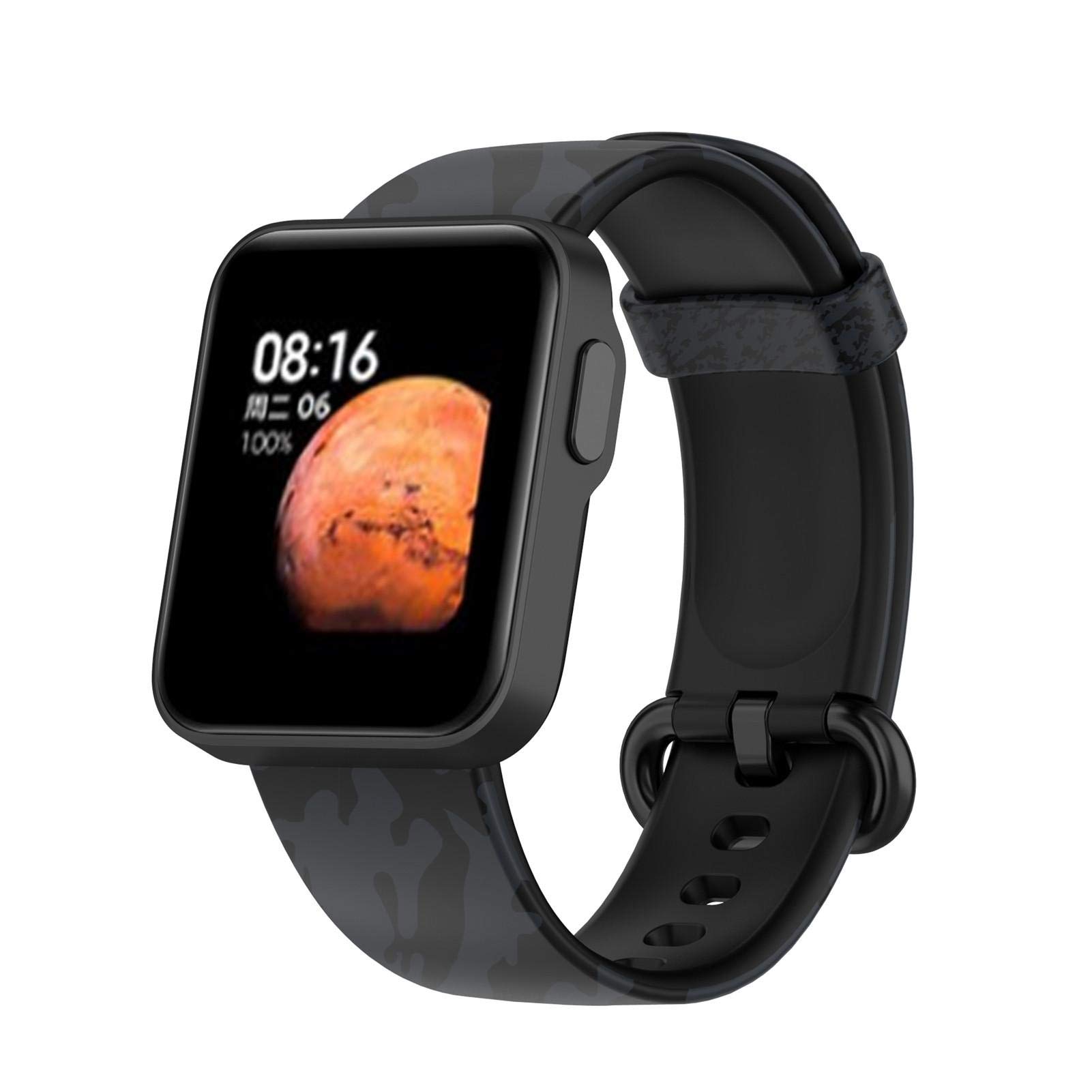 Holmeey Smartwatch Replacement Bracelets, Replacement Bracelet Silicone Print Bracelet, Bracelet Compatible For Xiaomi Mi Watch Lite/Redmi Watch - Image 3