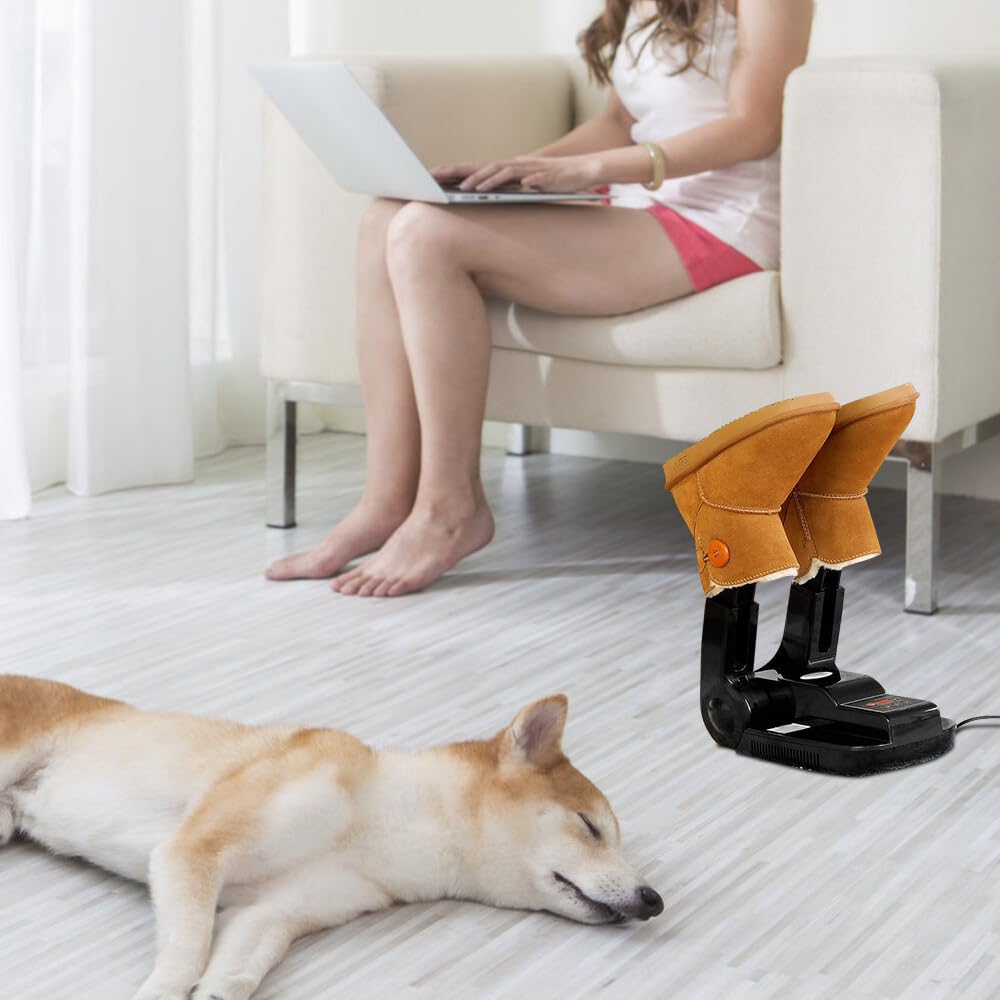 Sèche Gants Sèche-chaussures électrique LEAZZLE - Minuterie 120min Pliable Pour Bottes Et Chaussures Sèche Chaussures Ski