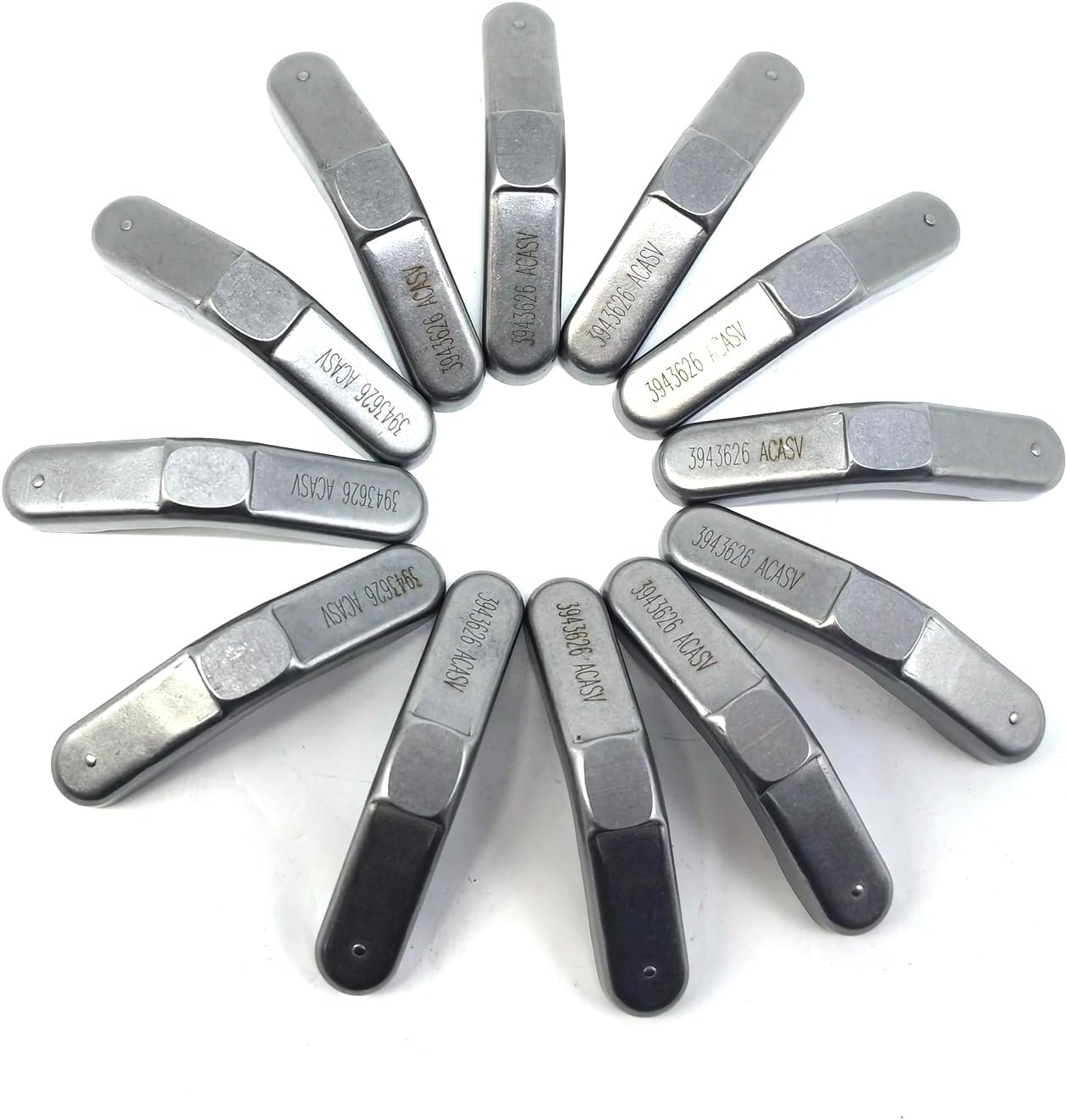 Hconcet 12 PCS New Valvetrain Bridges 3943626 Compatible with Dodge Ram 5.9L 6.7L Cummins QSB6.7 ISDE Diesel Rocker Arm Arms Lash Caps