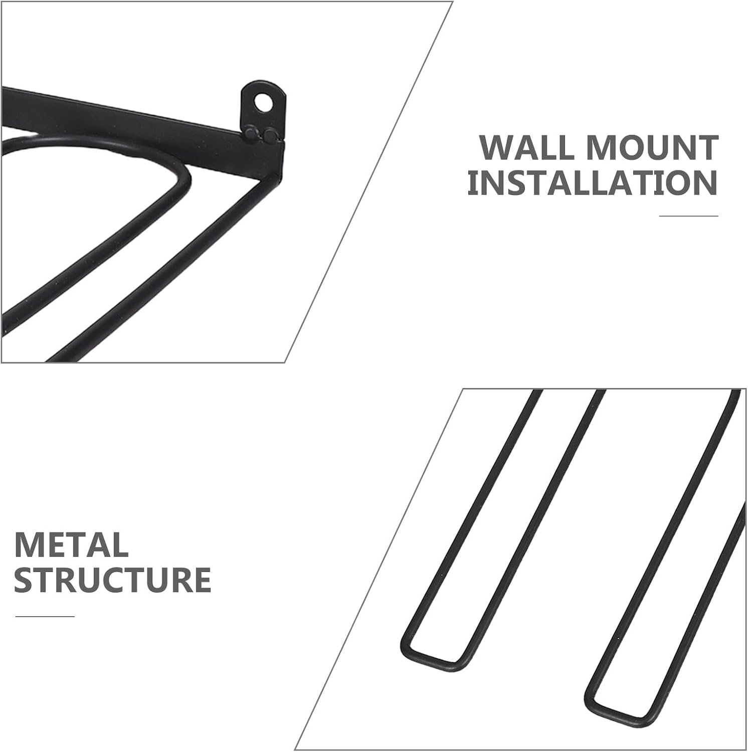Boot Rack: Wall Mounted Cowboy Boot Holder, Shoe Display Stand & Expansion Screws for Entryway Garage, Hanging Footwear Holder