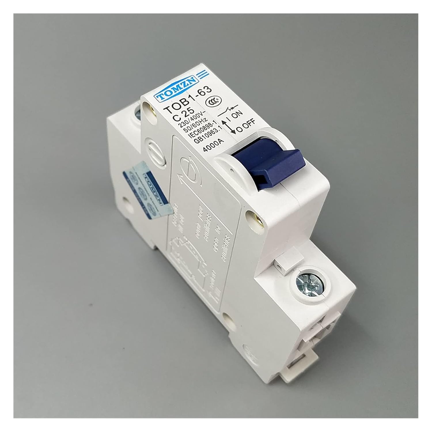 サーキットブレーカー 1P AC MCB TOB1-63 C タイプ 230/400V 〜 50HZ/60HZ ミニサーキットブレー