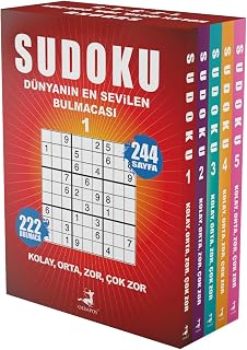 Sudoku 5 Kitap Set