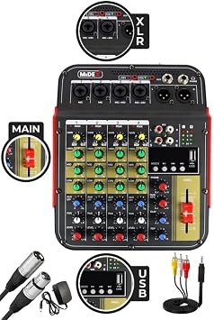 Lastvoice Rec Package-3 Studio Recording Package MX-2020 Microphone Phantom Mixer Headphone Stand Filter