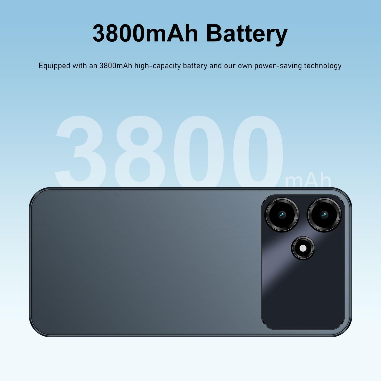 Unlocked Cell Phones with 3G+32G(Expandable to 512G), 6.52inch Smartphone Dual Sim, 5MP+13MP Camera, 3800mAh Battery Android Phone, 4G LTE/TDD Cellphone (green-100)