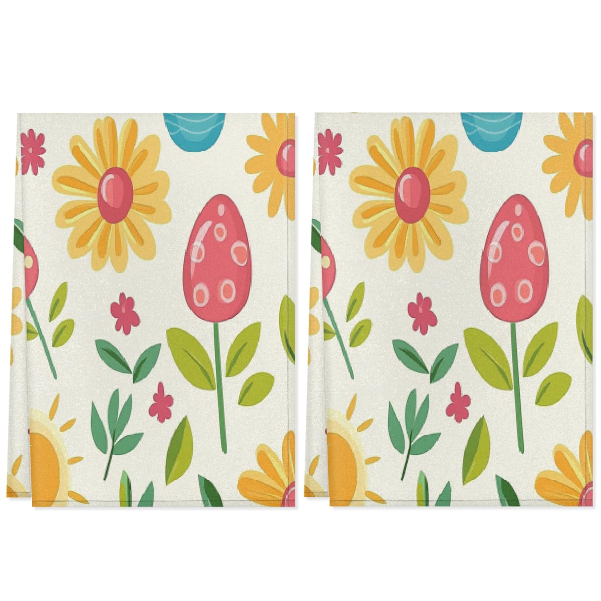 Torchon microfibre mignon motif œufs de Pâques pour réenchanter votre cuisine