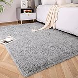 Foxmas Ultra Soft Fluffy Area Rugs for Bedroom Kids Room Plush Shaggy Nursery Rug Furry Throw Carpet