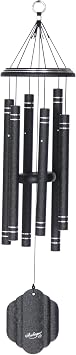 Arabesque by Wind River - 32 inch Onyx Wind Chime for Patio, Backyard, Garden, and Outdoor decor Aluminum Chime Made in the USA