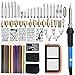 Acrylic Paint Set for Kids and Artists | 24 Colors Big Tubes 30mL | Rich Pigments, Premium Quality Paint Kit | Non-Toxic & Vibrant Colors for Canvas Wood & Fabric | Great Halloween Gift by Magikolor