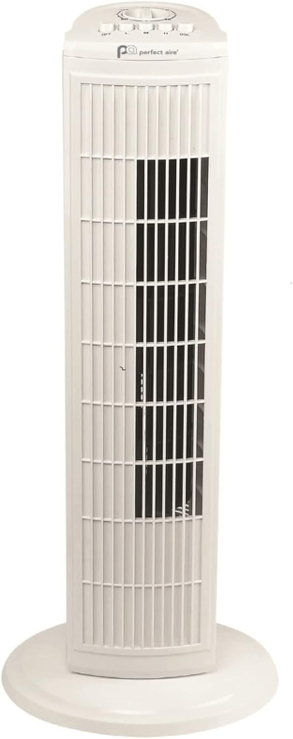 PerfectAire 1paft30 Tower Fan, 30 Inch, White