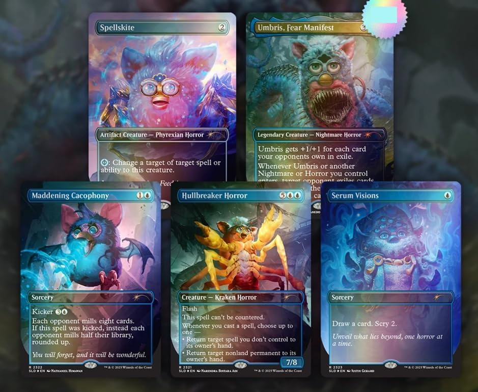 MTG Decks & More Compatible with Furby: MTG Secret Lair: Secret Lair x Furby: The Oddbodies​ (Foil Edition)