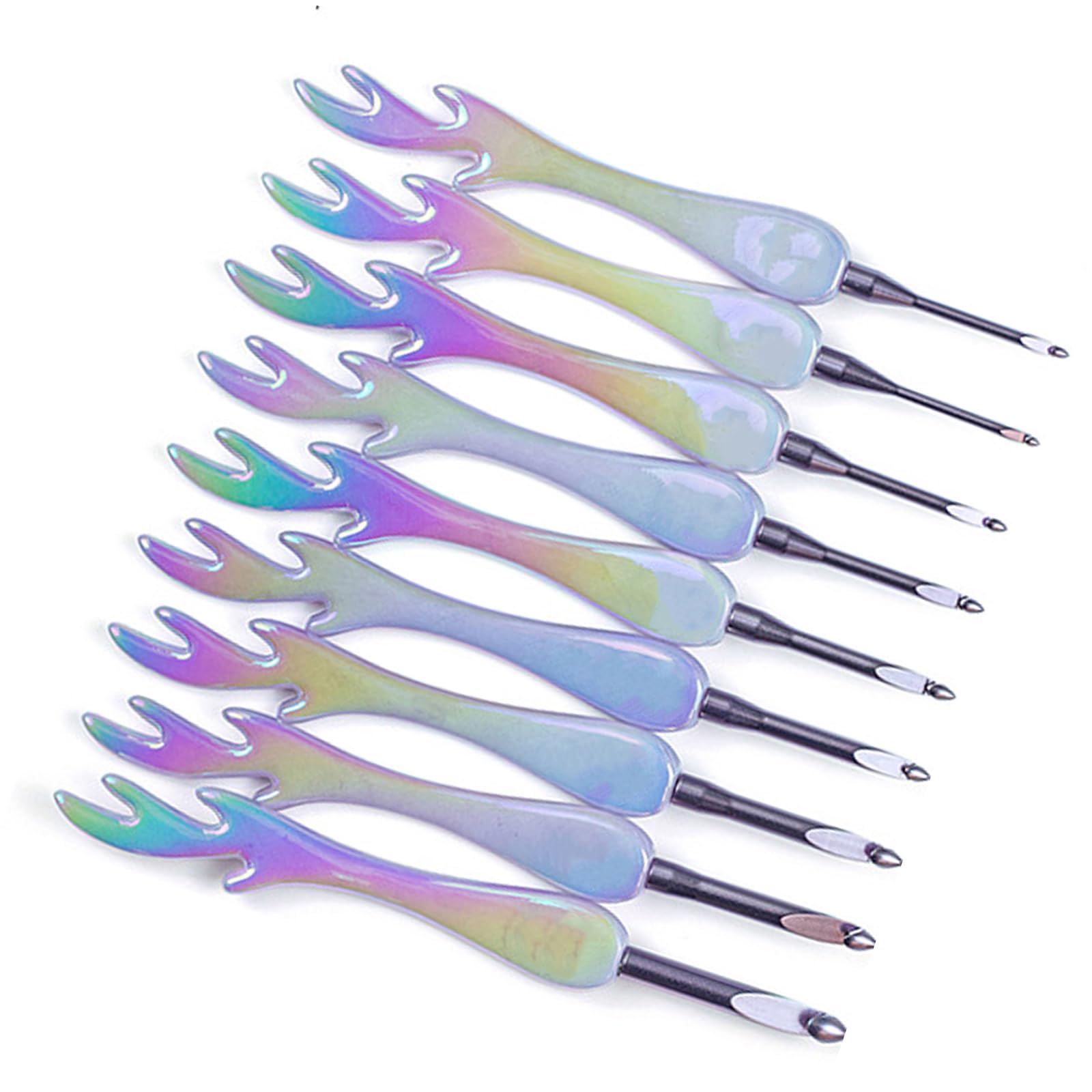 hogtnd Acrylic Crochet Hook with Large Ergonomic for Comfortable Knitting and Craft Projects Acrylic Crochet Hook
