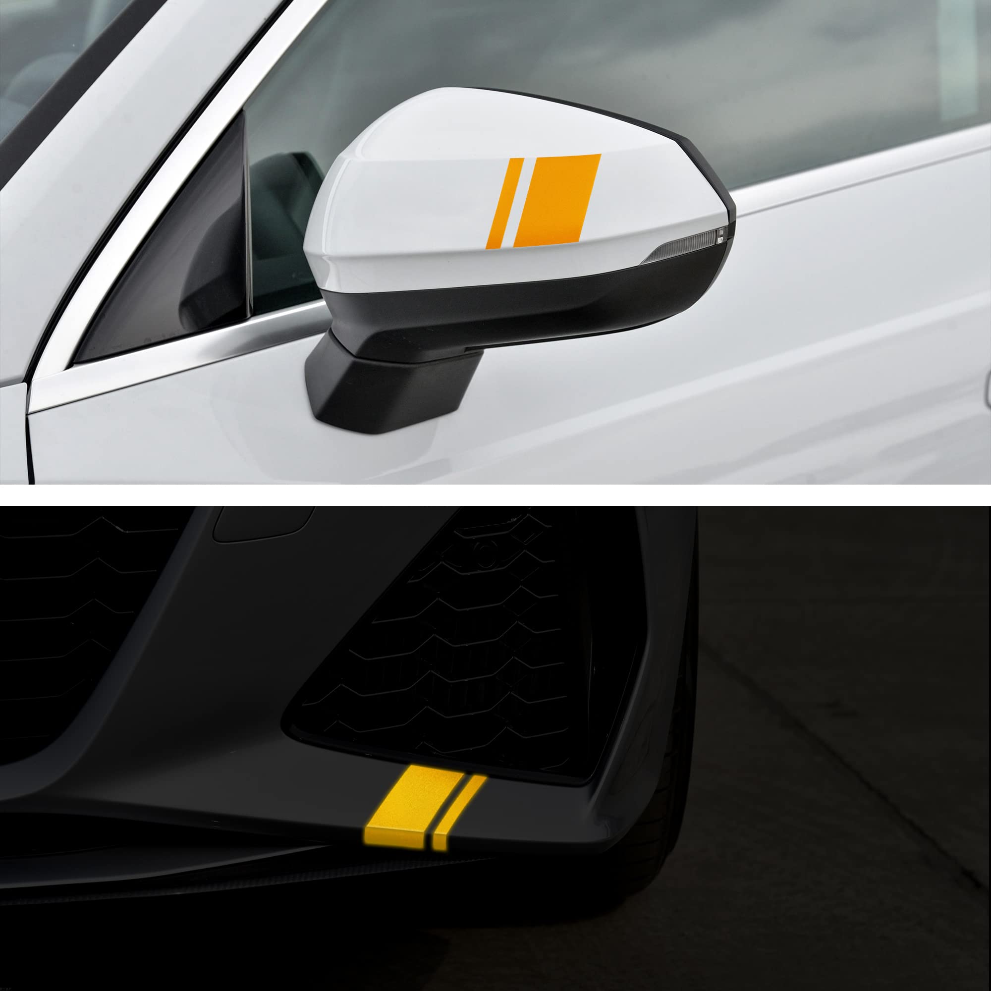 Adesivi Riflettenti Per Bici - Strisce 95x10mm Foglio A6 - Garage29 Graphics (più Colori)