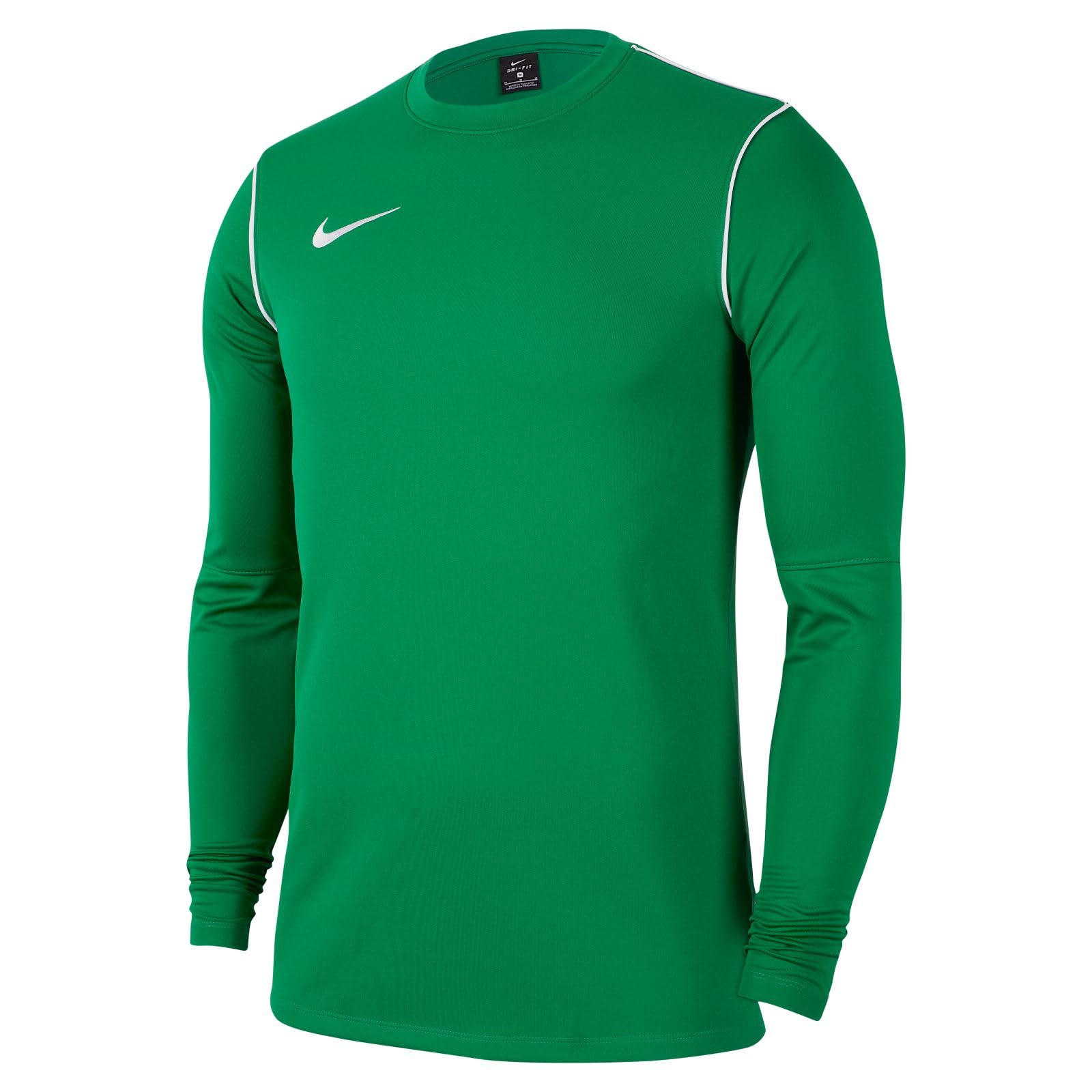 Nike FJ3004-302 M NK DF PARK20 Crew TOP R Sweatshirt Men's Pine Green/White/White Size M