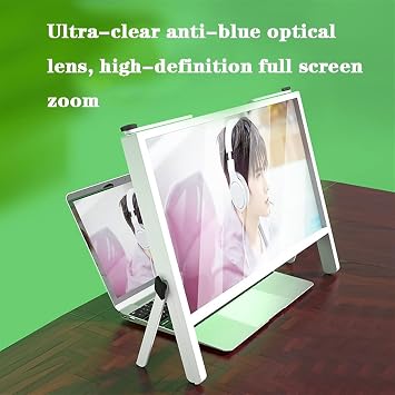 Screen Magnifier-Laptop/Phone/Tablet/Computer Screen Enlarger,HD Amplifier Expandor for 3D Games/Videos/Movies/Reading,Laptop Screen Magnifying, Portable Amplifier Desktop