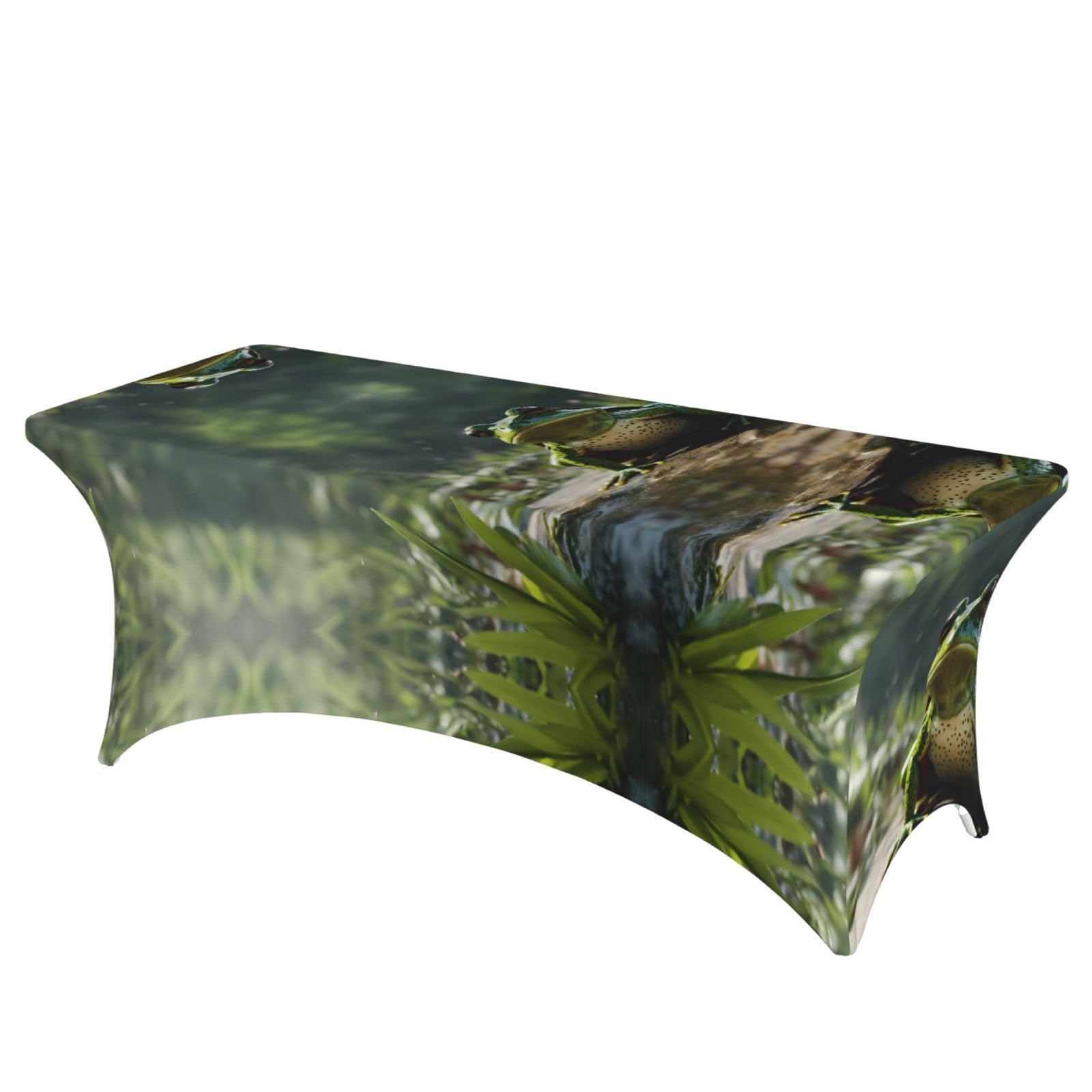 Housse de table extensible rectangulaire élasthanne imprimé EdWal 1.8m