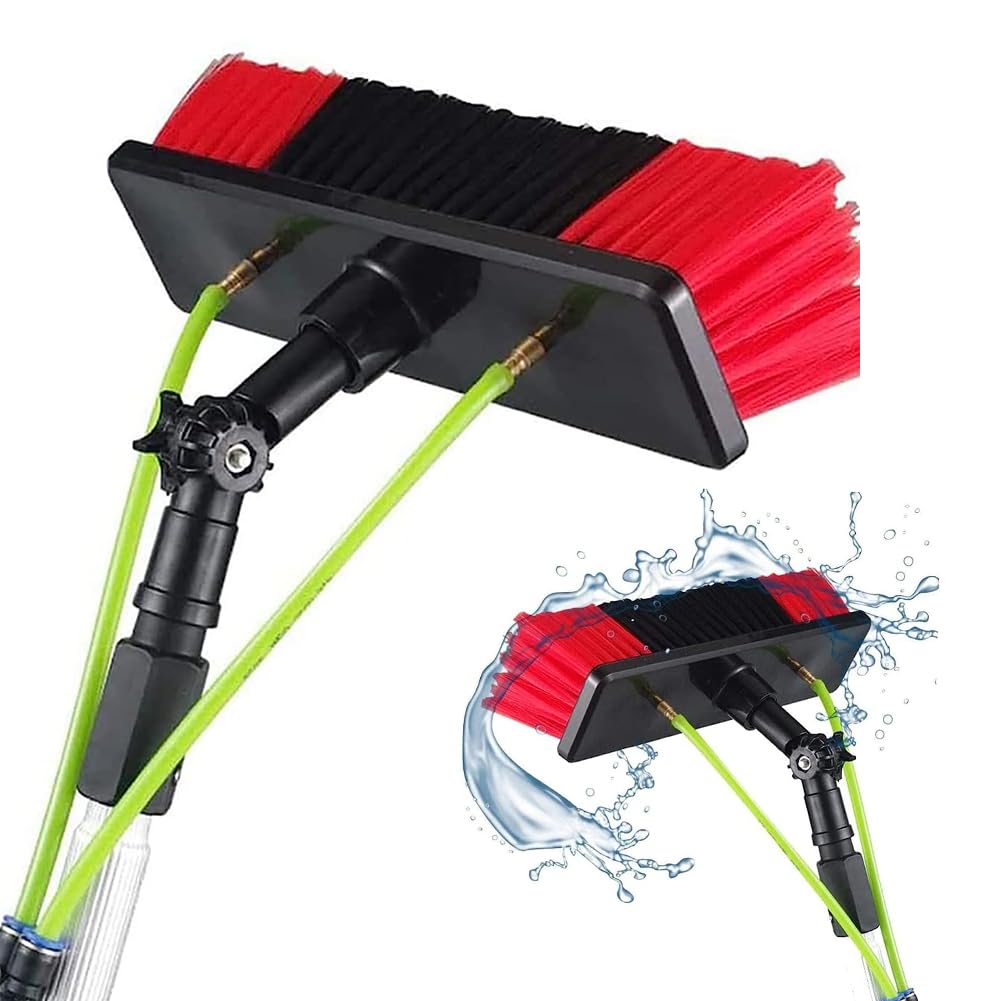 Poteau de nettoyage de vitres télescopique à eau 8M pour toit et panneau solaire