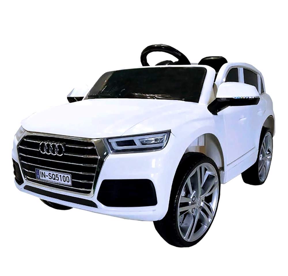 B87510 Coche eléctrico para niños de 1 plazas AUDI Q5 con mando y 12V - Blanco