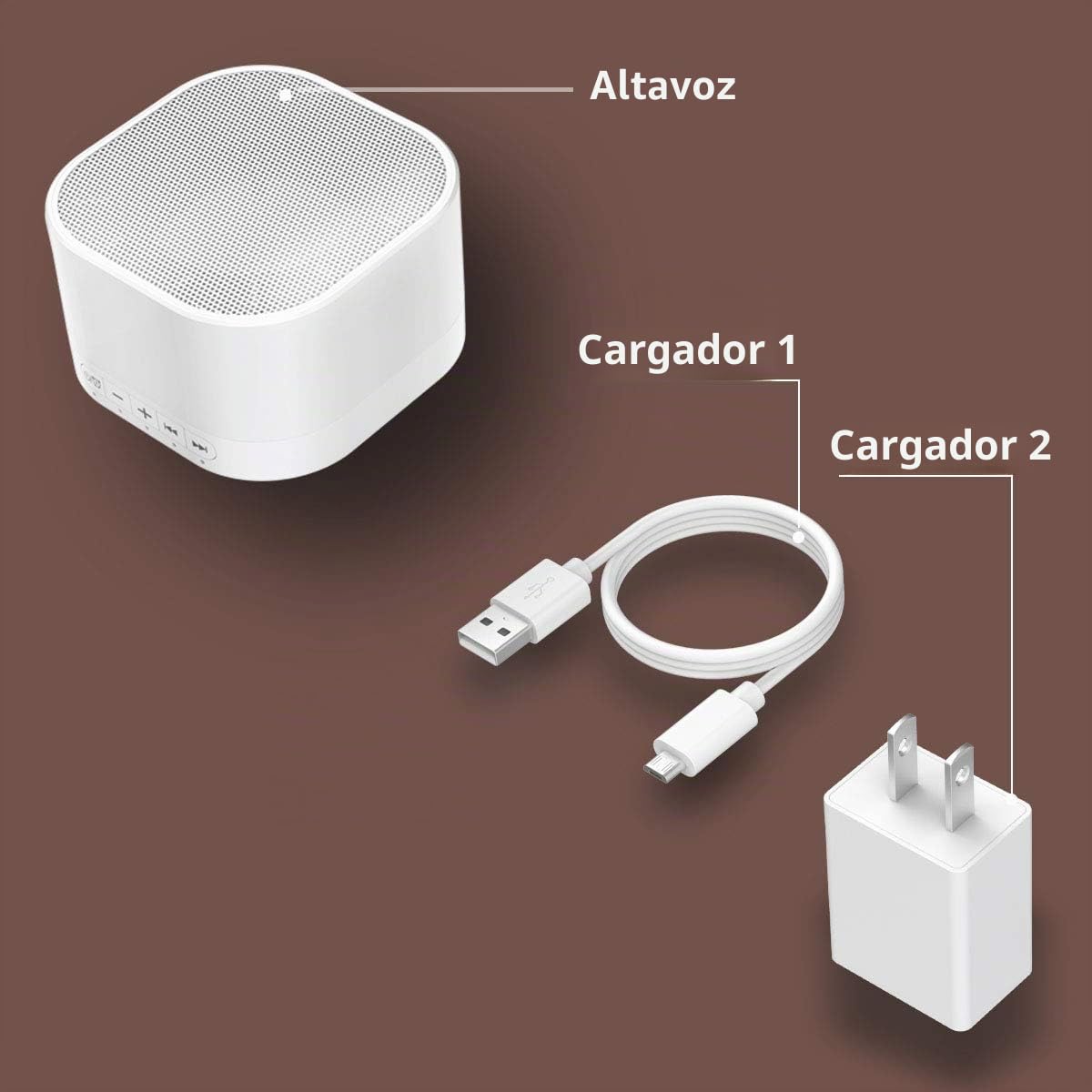 Magicteam Máquina de ruido blanco con 20 sonidos relajantes naturales sin bucle y función de memoria, 32 niveles de volumen, temporizador de sonido, terapia para bebés, niños y adultos