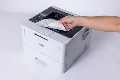 Brother HL-L5210DN Laser Printer Black and White (A4, 48 pages/min., 1200x1200 dpi, LAN, duplex, 250 sheets paper cassette) white/grey - 3